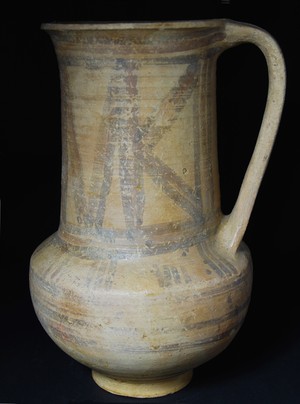 Wheel-Made Bichrome Ware tankard