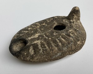 Byzantine Christian oil lamp