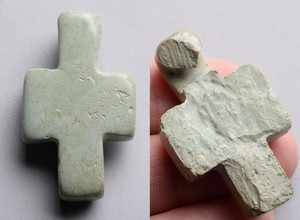 Picrolite cross pendant
