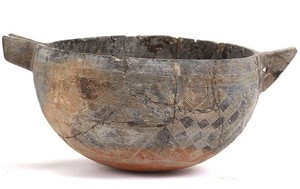 Large Black topped pouring bowl