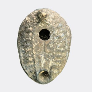 Byzantine Christian oil lamp