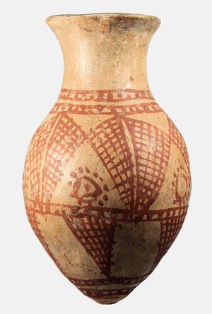 [Iranian?  jar - previously believed Cypriot Chalcolithic.