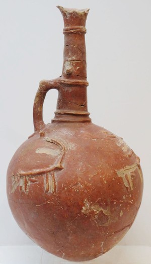 large flagon with stags.