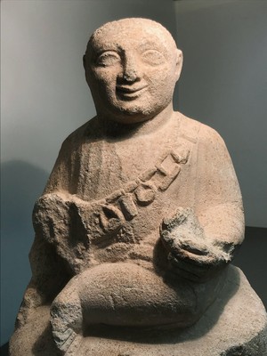 Temple Boy statue